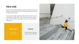 Sätta Mål - HTML-Webbplatslayout