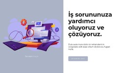 Tasarım Oluşturmada Yardım CSS Şablonu