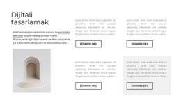 Metin Içeren Dört Sütun - Harika Şablon Oluşturun