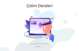 Çizim Dersleri Için Çok Amaçlı WordPress Teması