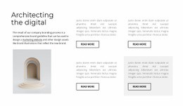 Four Columns With Text - Best Web Page Design