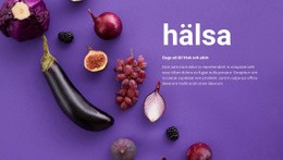 Sammansättning Av Grönsaker - Mall För Webbutveckling