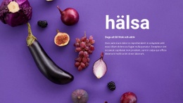Sammansättning Av Grönsaker - Gratis Html5-Temamallar
