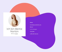 Über Mich Kreativblock