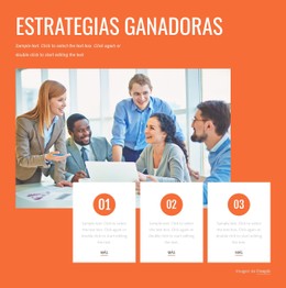 Estrategias Ganadoras Plantilla CSS Gratuita