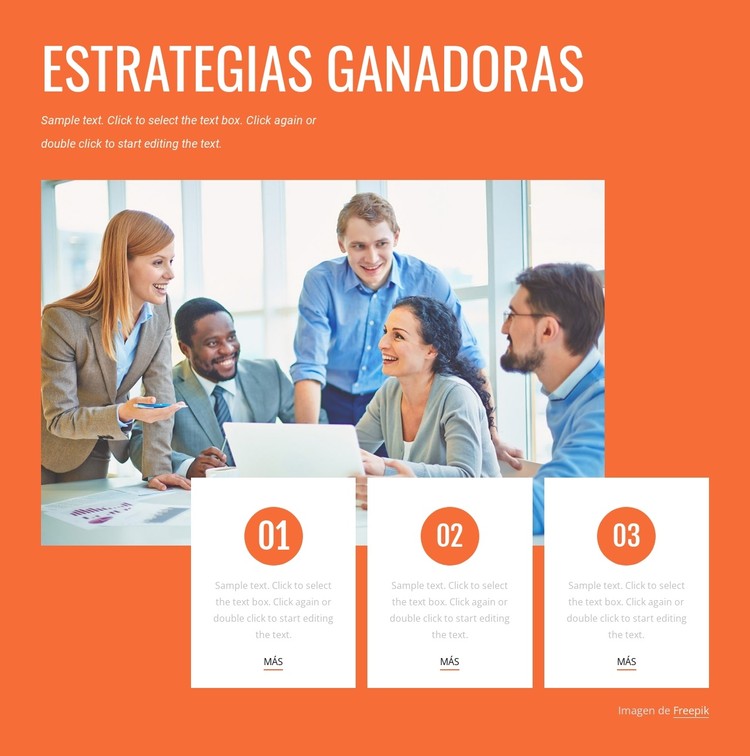 Estrategias ganadoras Plantilla CSS