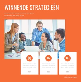 Winnende Strategieën Gratis CSS-Sjabloon