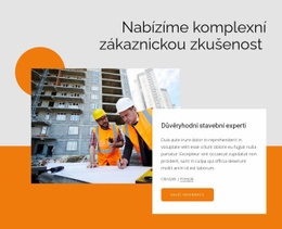 Důvěryhodní Stavební Experti Jednoduchá Šablona HTML CSS