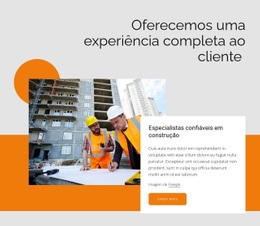 Construtor De Sites Multiuso Para Especialistas Em Construção De Confiança