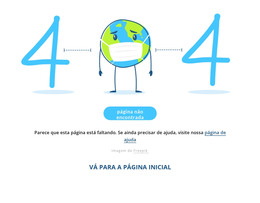 Site HTML Para Página 404 Engraçada