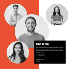 Teamblok Met Gelaagde Afbeeldingen - Eenvoudige Communitymarkt