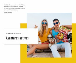 Aventuras Activas: Página De Destino Profesional Personalizable