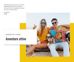 Avventure Attive - Modello Multiuso Di Una Pagina