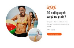 Gotowy Do Użycia Kreator Stron Internetowych Dla Najlepsze Zajęcia Na Plaży