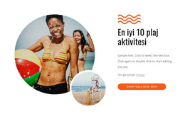 En Iyi Plaj Aktiviteleri Için Premium WordPress Teması