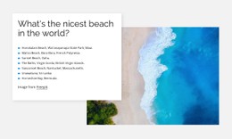 The Nicest Beaches