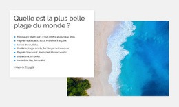 Les Plus Belles Plages - Inspiration Pour Une Maquette De Site Web