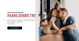 Familienbetreuungszentrum - Responsive HTML5-Vorlage