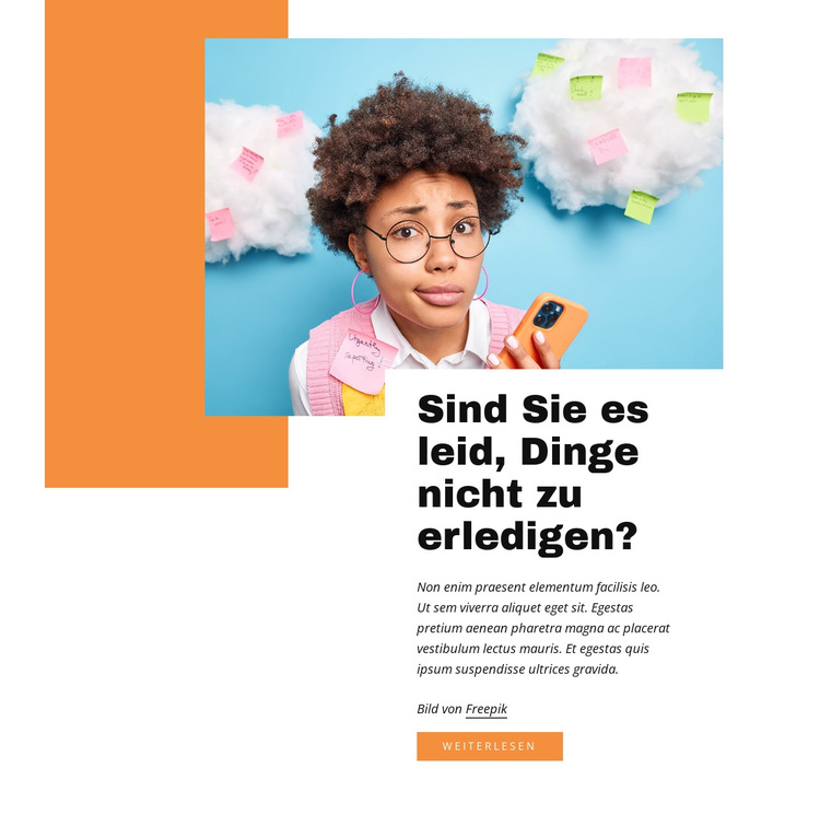 Dinge erledigen WordPress-Theme