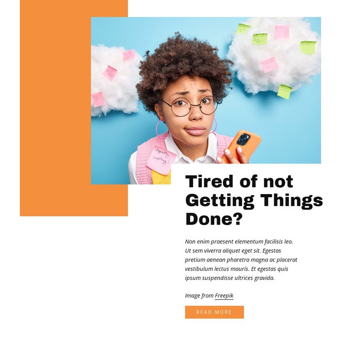 Getting things done Elementor Template Alternative