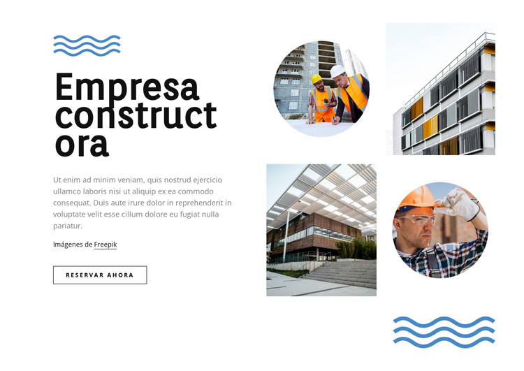 Una empresa de construcción de servicio completo Tema de WordPress