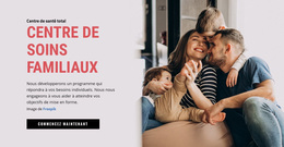 Centre De Soins Familiaux - Thème WordPress Simple