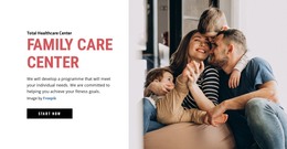 Family Care Center - Responsive HTML5 Template