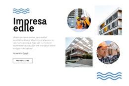 Un'Azienda Edile A Servizio Completo - Progettazione Semplice Del Sito Web