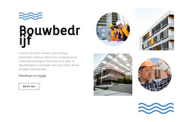 Een Full-Service Bouwbedrijf - HTML-Paginasjabloon