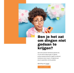 HTML-Landing Voor Dingen Gedaan Krijgen