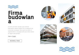 Firma Budowlana Oferująca Pełen Zakres Usług - Prosty Motyw WordPress