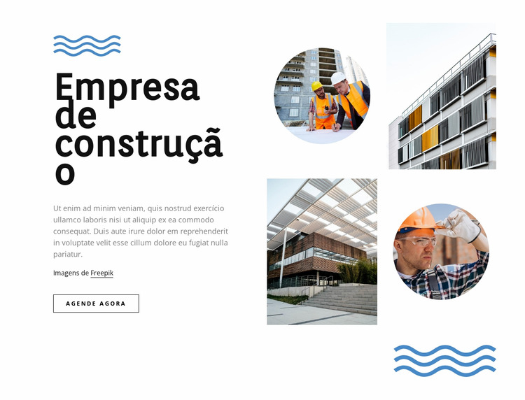 Uma empresa de construção com serviço completo Template Joomla