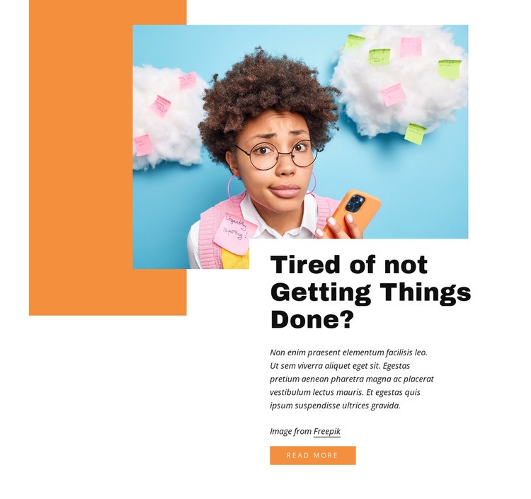 Getting things done Squarespace Template Alternative