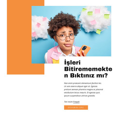 İşleri Yoluna Koymak Için HTML Açılış Sayfası