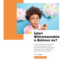 İşleri Yoluna Koymak - Şablonlar Web Sitesi Tasarımı