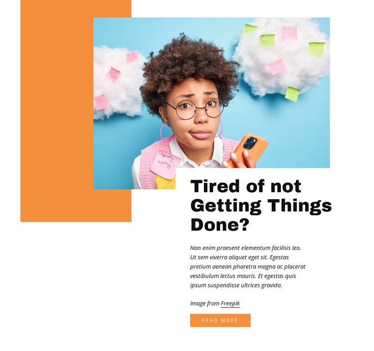 Getting things done Web Page Design