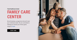 Family Care Center - Website Design Inspiration