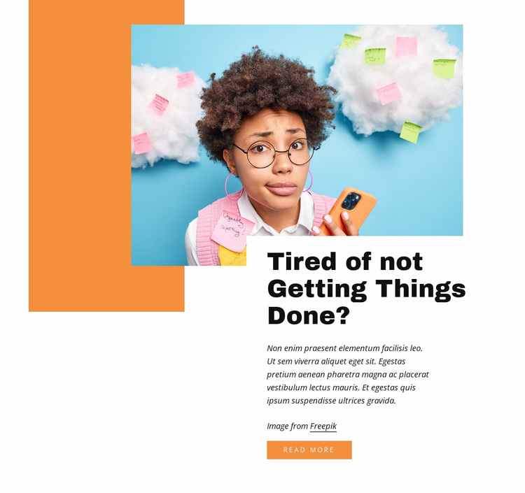 Getting things done Website Design