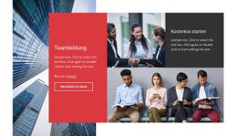 Team Bbuilding-Übung - Website Creator HTML