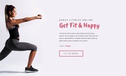 Kursy Fitness Online – Szablon Premium