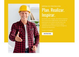 La Empresa De Gestión De La Construcción - Hermoso Diseño De Sitio Web