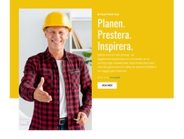 Byggbolaget - Mall För Webbutveckling