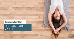 Gevşeme Egzersizi HTML5 Ve CSS3 Şablonu