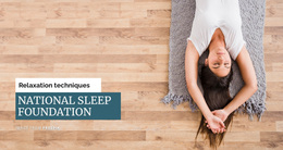 Relaxation Exercise Web Page Design