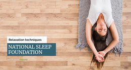 Awesome Homepage Design For Relaxation Exercise