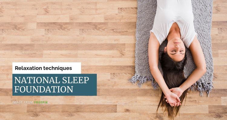 Relaxation Exercise Website Template