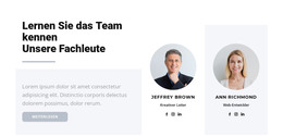 Zwei Gründer - Responsive Website