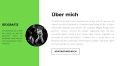 Mitarbeiterinformation - Modernes Website-Design