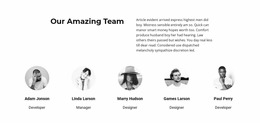 Successful Team Meet - Online HTML Page Builder