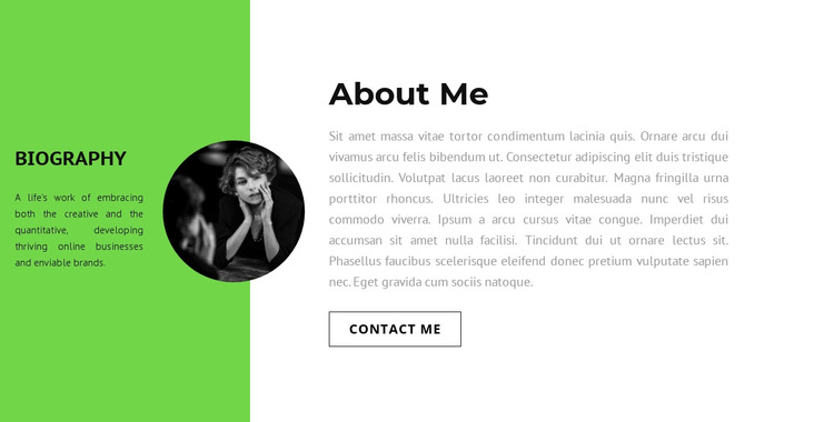 Employee information HTML5 Template